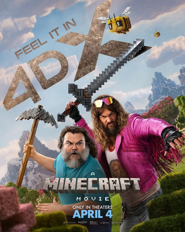 Minecraft 3D Movie Poster